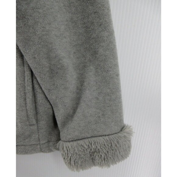 VINTAGE Susan Bristol Jacket 3X Plus Fleece Windbreaker Faux Fur Trim - Picture 3 of 11